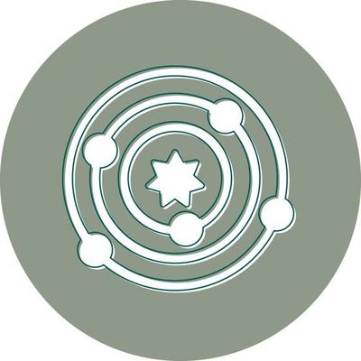 Solar System Vector Icon