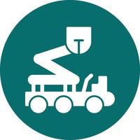 Boom Lift Vector Icon