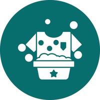 Washing Clothes Vector Icon
