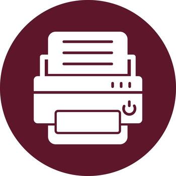 Printer Vector Icon