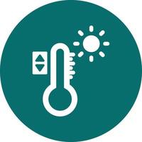 icono de vector de control de temperatura