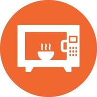 Microwave Oven Vector Icon