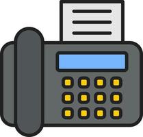 Fax Machine Vector Icon