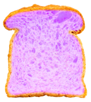 Slice of germinated rice bread. png