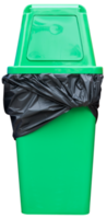 papelera de reciclaje verde png