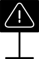 Danger Sign Vector Icon