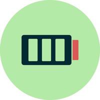 Full Battery Vector Icon