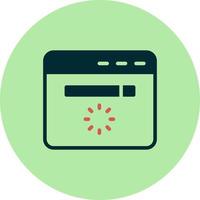 Website Loading Vector Icon