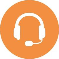 icono de vector de auriculares