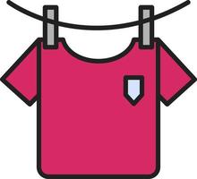 Washing Clothes Vector Icon