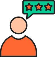 Customer Review Vector Icon