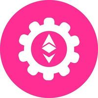 Ethereum Setting Vector Icon