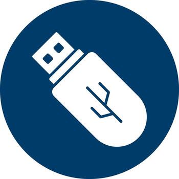 icono de vector de usb