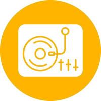 Turntable Vector Icon