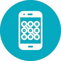 Mobile Security Vector Icon