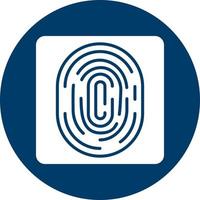 Fingerprint Vector Icon