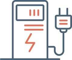 Electric Charge Vector Icon