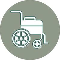 Wheel Chair Vector Icon