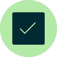 icono de vector de verificación