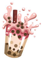 Bubble Tea Png-Grafik-Clipart-Design png