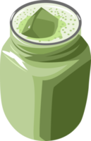 Matcha Green Tea png graphic clipart design