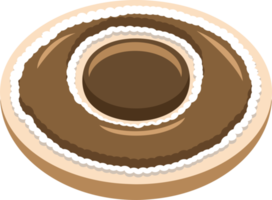 donut PNG grafisch clip art ontwerp