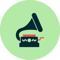 Gramophone Vector Icon