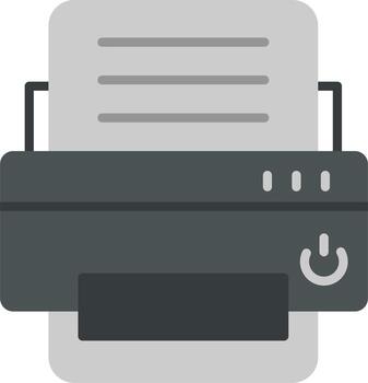 icono de vector de impresora