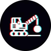 Demolition Truck Vector Icon