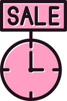 Sale Time Vector Icon