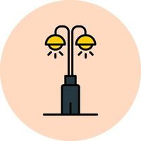 Park Lamp Vector Icon