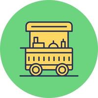 Food Cart Vector Icon