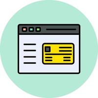 Web Payment Vector Icon