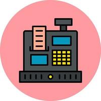 Cashier Machine Vector Icon