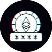 Ethereum Password Vector Icon