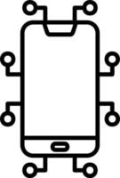 icono de vector de teléfono inteligente