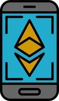 Ethereum Scan Vector Icon
