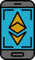 Ethereum Scan Vector Icon