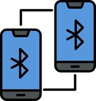 Phone Bluetooth Connected Vector Icon