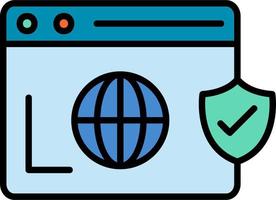 Secure  Browser Vector Icon
