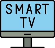 Smart Tv Vector Icon