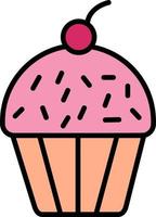 Cupcake Vector Icon