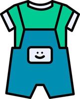 Dungarees Vector Icon