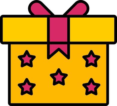 icono de vector presente