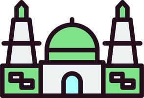 icono de vector de templo