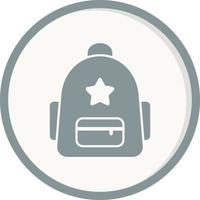 School Backpack Vector Icon