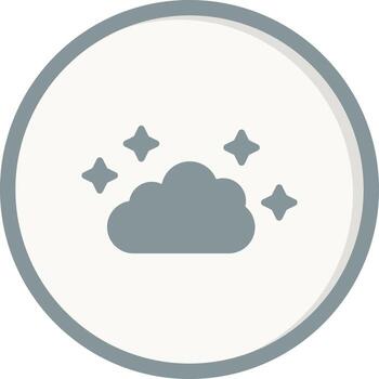 icono de vector de nube