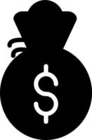 Money Bag Vector Icon