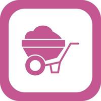 Wheelbarrow Vector Icon