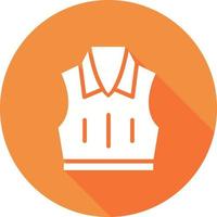 Sleeveless Jacket Vector Icon